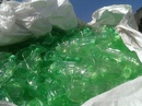 塑膠廢料回收-保特瓶-綠空瓶