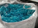 塑膠廢料回收-藍瓶胚